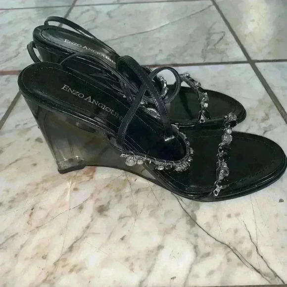 enzo angiolini wedges - Picture 2 of 4